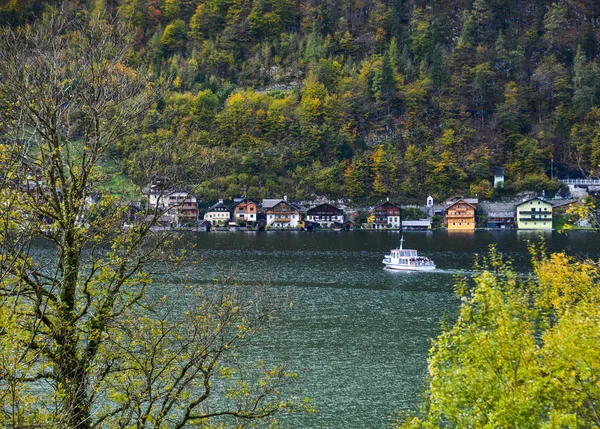 Gyönyörű Hallstatt település Ausztria — Stock Fotó