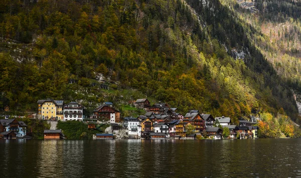 Gyönyörű Hallstatt település Ausztria — Stock Fotó