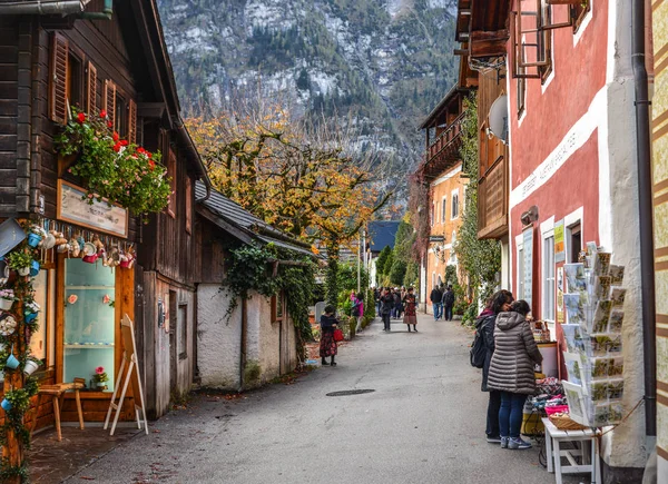 Eski şehir Hallstatt, Avusturya — Stok fotoğraf