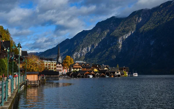 Gyönyörű Hallstatt település Ausztria — Stock Fotó