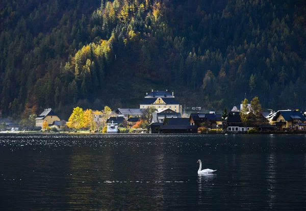 Aldeia de Hallstatt bonita de Áustria — Fotografia de Stock