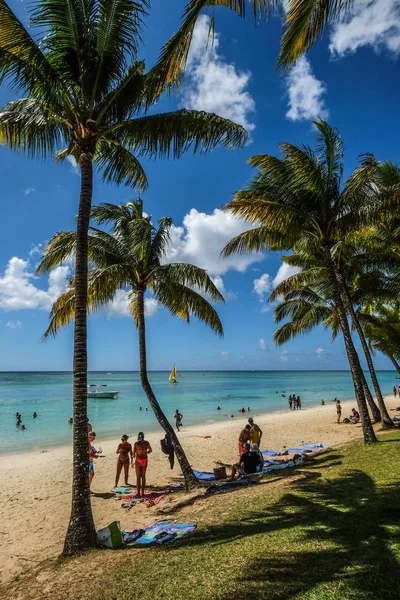 Paisagem marinha da ilha de Mauritius — Fotografia de Stock