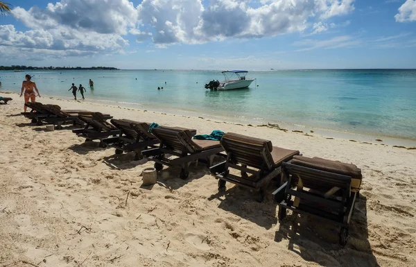 Paisagem marinha da ilha de Mauritius — Fotografia de Stock