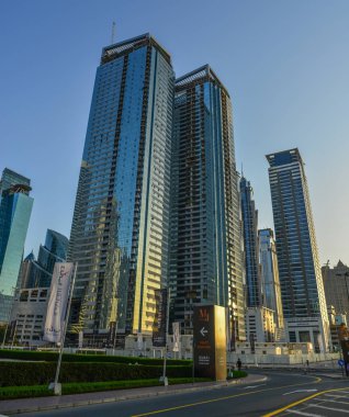 Dubai 'deki modern binalar, uae