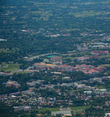 Chiang Mai, Tayland havadan görünümü 