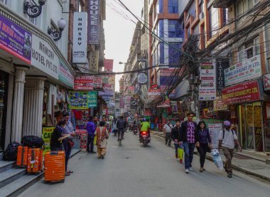 Thamel bölge Katmandu, Nepal