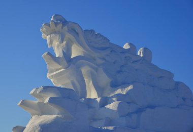 Buz ve kar heykel Harbin, Çin