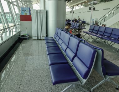 Havaalanının içi. 