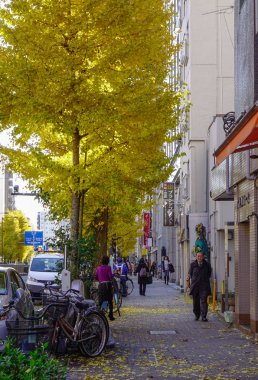 İnsanlar sokakta Tokyo, Japonya