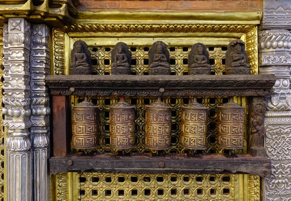 Detalhes do templo budista no Nepal — Fotografia de Stock