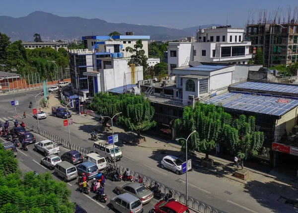 Strada a Kathmandu, Nepal — Foto Stock