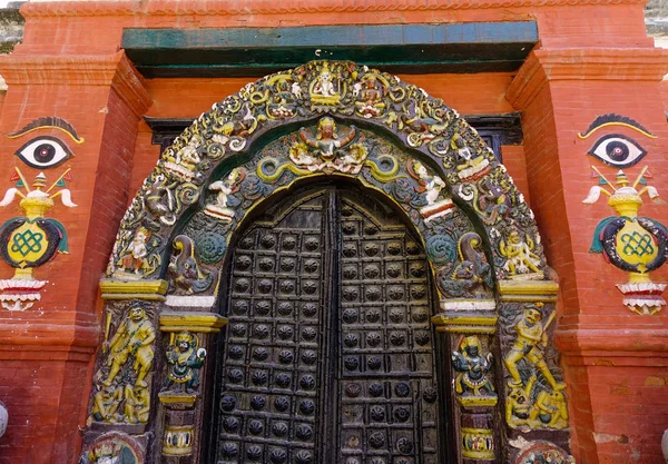 Details of Buddhist temple in Nepal — Stock Photo, Image