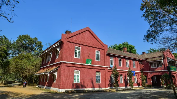 Antiguo edificio en Pyin Oo Lwin, Myanmar — Foto de Stock