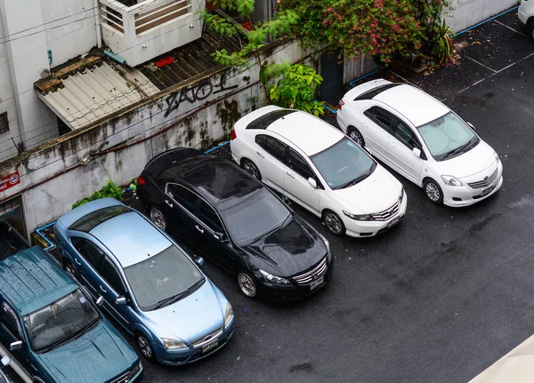 Parkplatz in bangkok, thailand — Stockfoto