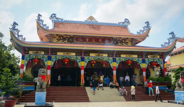 Lokale tempel in An Giang, Vietnam — Stockfoto