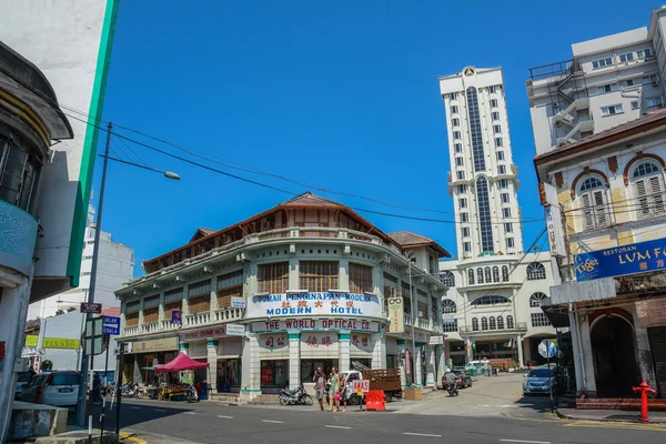Παλαιά κτήρια σε George Town, Μαλαισία — Φωτογραφία Αρχείου