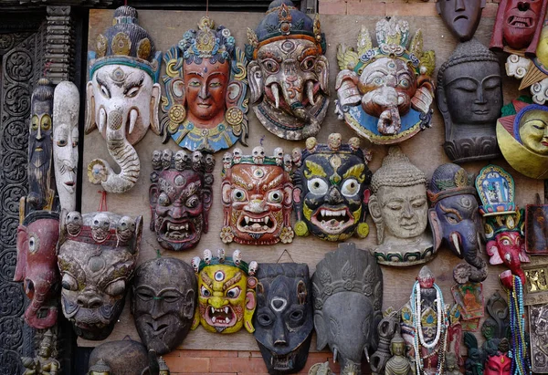 Verkauf von Souvenirs in Kathmandu, Nepal — Stockfoto