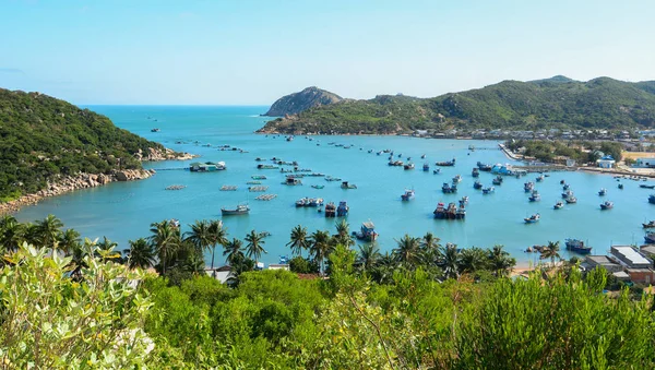 Paysage marin de Nha Trang, Vietnam Photo De Stock