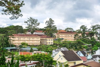 Dalat, Vietnam havadan görünümü