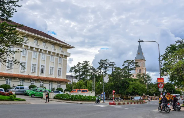 Stara architektura Dalat, Wietnam — Zdjęcie stockowe