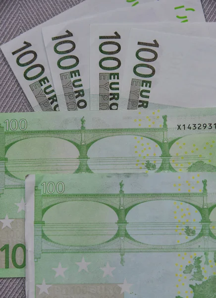 Billetes en euros (100 EUR) ) — Foto de Stock