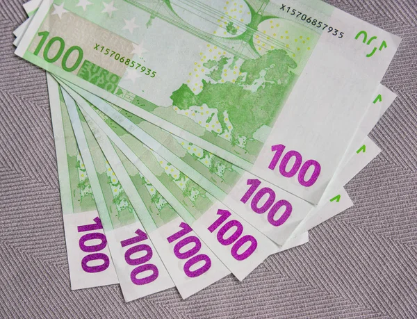 Eurobankovky (100 EUR) — Stock fotografie