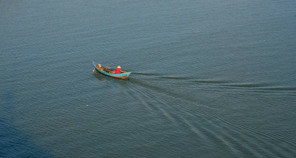 Wooden boat on the sea — Stock Photo, Image