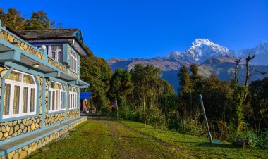 Ghandruk dağ köyü, Nepal