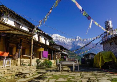 Ghandruk dağ köyü, Nepal