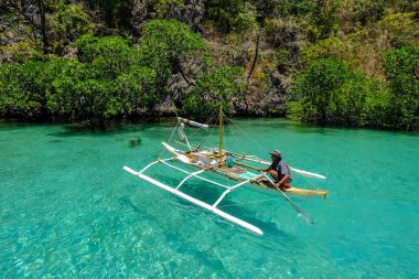Palawan Adası Deniz Manzarası, Filipinler 