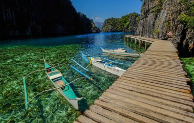 Palawan Adası Deniz Manzarası, Filipinler 