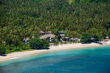Lombok Adası, Endonezya'nın deniz manzarası 