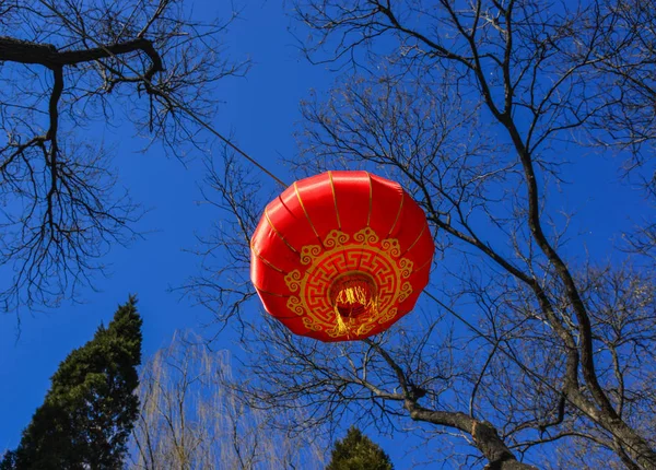 Lanterna vermelha chinesa — Fotografia de Stock