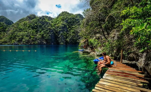 팔라완 섬, 필리핀의 바다 풍경 — 스톡 사진