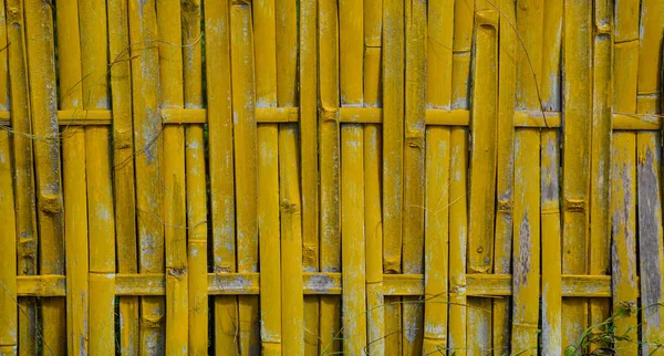 Текстура бамбукового забора — стоковое фото