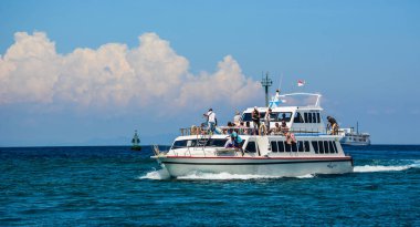 Lombok Adası, Endonezya'nın deniz manzarası 