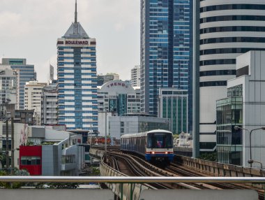 Bts İstasyonu Bangkok, Tayland 