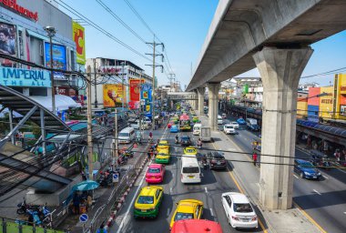 Bangkok, Tayland'da trafik 
