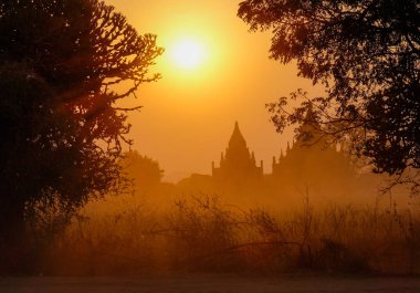 Budist tapınakları Bagan, Myanmar 