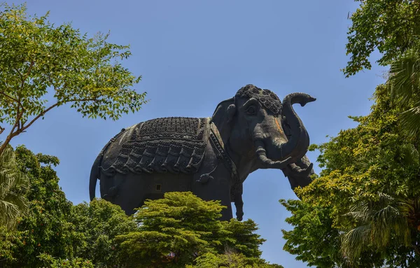 Ναός ελέφαντα στην Μπανγκόκ, Ταϊλάνδη — Φωτογραφία Αρχείου