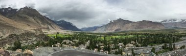 Ladakh, Hindistan'daki dağ manzarası