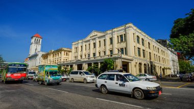 Yangon ana cadde, Myanmar 
