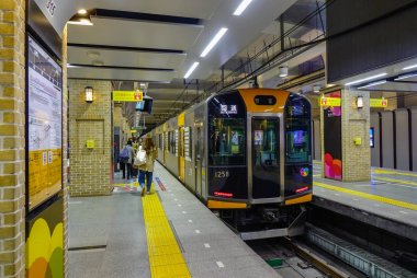 Railway Station, Osaka, Japonya 