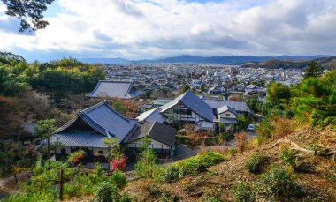 Havadan görünümü kyoto, Japonya 
