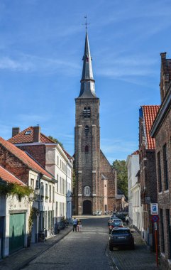 Bruges, Belçika eski binalar 