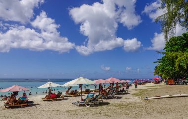 Trou-aux-Biches Deniz Manzarası, Mauritius 