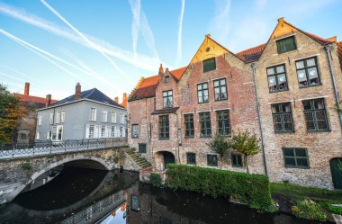 Bruges, Belçika eski binalar 