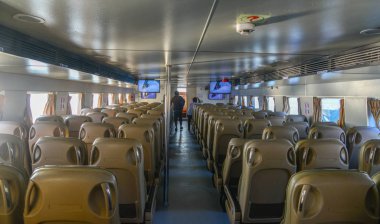 Modern bir yüksek hızlı feribot Iç