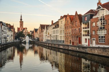 Bruges, Belçika eski binalar 