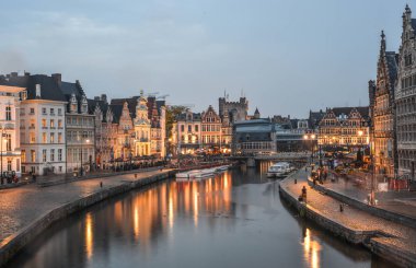 Gent' deki Tarihi Mahalle, Belçika
